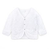 Áo khoác cardigan cotton xước 2 túi Pim. HA0629 (4 màu)