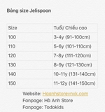 Váy nỉ da cá kẻ chữ Sunshine Jelis. HA1533 (2 màu)