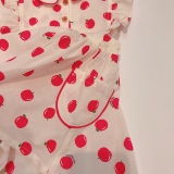 Váy họa tiết cherry đỏ Alo. HA2013