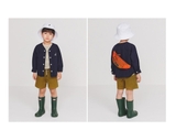 Áo khoác gió cổ tim cúc bấm Kangol. HA1982