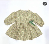 Váy họa tiết kẻ nền hồng Curly. HA1935