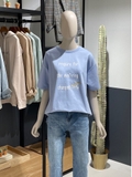 Áo phông nữ chữ Prepare fee... TATE Free size. HA2829