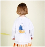 Áo cardigan len mỏng con thuyền bé trai bé gái Jelis. HA2097