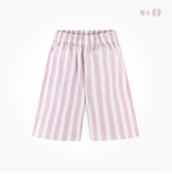 Quần sớ cotton lửng sọc hồng vàng bé gái MM. HA1255