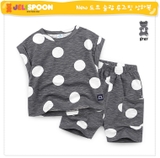 Bộ cotton xước bi to bé trai bé gái Jelis. HA3337