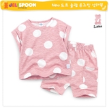 Bộ cotton xước bi to bé trai bé gái Jelis. HA3337