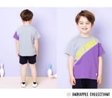 Bộ cotton hè Just Smile phối màu bé trai Andi. HA3394