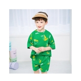 Quần cotton họa tiết cây dừa cool summer bé trai bé gái Jelis. HA3306