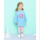Áo váy nỉ da cá Lovely Hejmini friend bé gái. HA3458