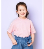 Áo cotton cộc tay trơn tag gấu bé trai bé gái Andi. HA3479