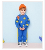 Áo nỉ da cá họa tiết gấu bé trai Hej. HA3502