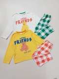 Bộ thun bé trai Little friends Hej. HA3450