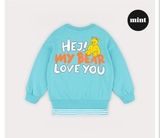 Áo nỉ da cá logo Teddy bear bé trai bé gái Hej. HA3742