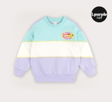 Áo nỉ da cá phối màu pastel bé trai bé gái Hej. HA3751