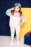 Bộ nỉ da cá hoddies Newkids star bé trai bé gái lớn Jelis. HA2808