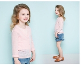 Áo cardigan len mỏng trơn bé trai bé gái Jelis 3 màu. HA2295