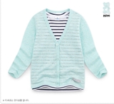 Áo cardigan len mỏng trơn bé trai bé gái Jelis 3 màu. HA2295