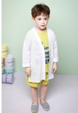 Áo cardigan len mỏng dáng dài bé trai bé gái Cool Breeze Jelis. HA2959