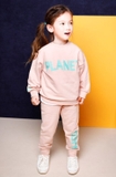Bộ nỉ da cá bé trai bé gái chứ Planet Jelis. HA2795