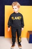 Bộ nỉ da cá bé trai bé gái chứ Planet Jelis. HA2795