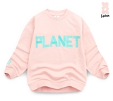 Áo nỉ da cá chữ Planet bé trai bé gáiJelis. HA2509