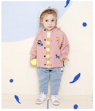 Áo cardigan nỉ da cá thêu chim cún gấu MM. HA4225