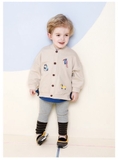 Áo cardigan nỉ da cá thêu chim cún gấu MM. HA4225