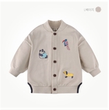 Áo cardigan nỉ da cá thêu chim cún gấu MM. HA4225