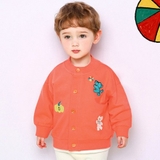Áo nỉ da cá cardigan thêu bóng bé trai bé gái MM. HA4114