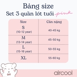 Set 3 quần chip teen pink bé gái. HA4529