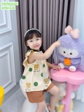 Bộ thô bé gái happy bear Sofia. HA4531