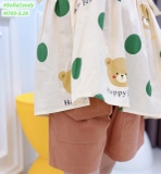 Bộ thô bé gái happy bear Sofia. HA4531