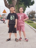 Bộ thun Tokyo bé trai bé gái 5 màu. HA4591