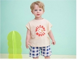 Bộ cotton giấy bé trai bé gái Welcom Moli. HA3088