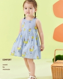 Váy họa tiết chim bồ nông vàng Mmln. HA2790