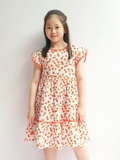 Váy thô xốp bé gái cherry. HA4669