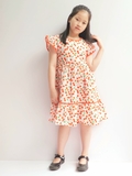Váy thô xốp bé gái cherry. HA4669