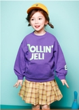Áo nỉ da cá túi bụng Rollin bé gái Jelis. HA2494