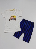 Bộ cotton ô tô bé trai mix Pim. HA1175