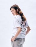 Áo T-shirt unisex logo ngực lưng in hình đồ picnic BTS. HA5135