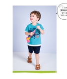 Bộ cotton khủng long Tyrann bé trai Jelis. HA3385