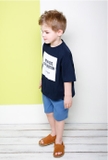 Bộ cotton ô vuông newkid celebration bé trai Jelis. HA3363