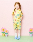 Quần cotton xước họa tiết ngựa bóng bay bé trai bé gái Hej. HA2634