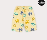 Quần cotton xước họa tiết ngựa bóng bay bé trai bé gái Hej. HA2634