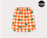 Quần cotton caro họa tiết mũ bé trai Hej. HA5175
