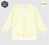 Áo cardigan trơn 3 màu bé trai bé gái Andi. HA2629