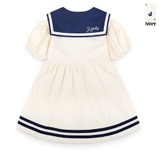 Váy cotton cổ sen thủy thủ bé gái Jelis. HA4566