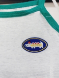 Bộ cotton giấy hai dây xanh bé gái Happyland. HA0614
