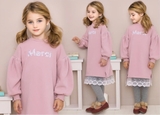 Váy lót lông phối ren Merci bé gái Andi. HA4504