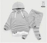 Bộ da cá hoddies in lưng Follow bé gái Jelis. HA5216